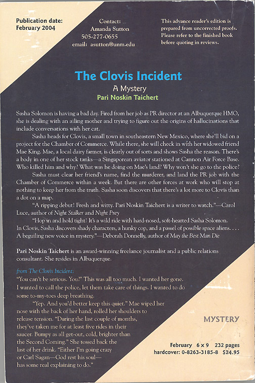 ARC back, links back to clovis arc page